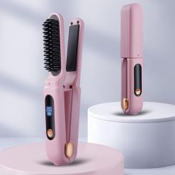 Cordless Hair Straightener Brush