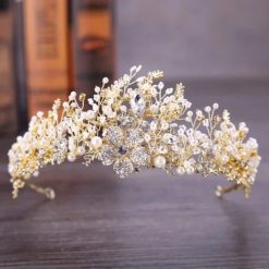 Elegant Handmade Crown Flower Headband